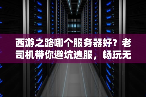 西游之路哪个服务器好？老司机带你避坑选服，畅玩无忧！