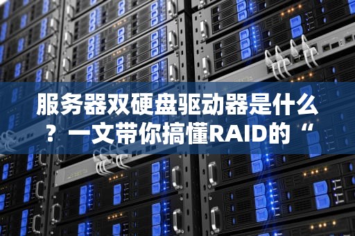 服务器双硬盘驱动器是什么？一文带你搞懂RAID的“双保险”秘籍！