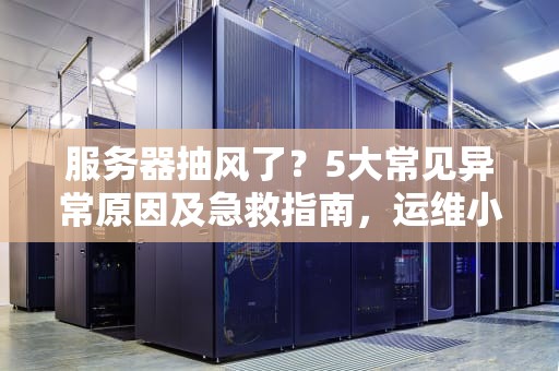 服务器抽风了？5大常见异常原因及急救指南，运维小哥看了直呼内行！