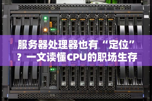 服务器处理器也有“定位”？一文读懂CPU的职场生存法则！