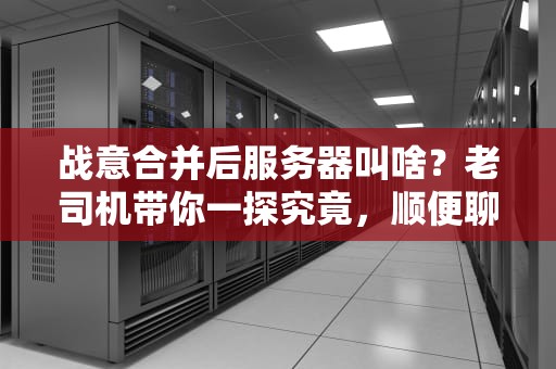 战意合并后服务器叫啥？老司机带你一探究竟，顺便聊聊服务器那些事儿！