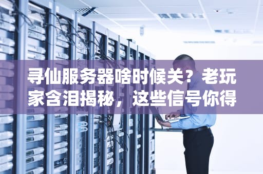 寻仙服务器啥时候关？老玩家含泪揭秘，这些信号你得懂！