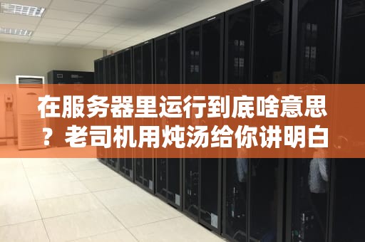 在服务器里运行到底啥意思？老司机用炖汤给你讲明白！
