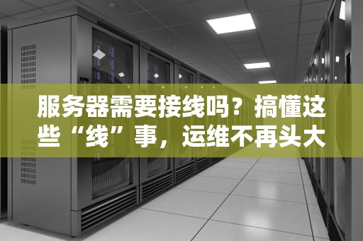服务器需要接线吗？搞懂这些“线”事，运维不再头大！