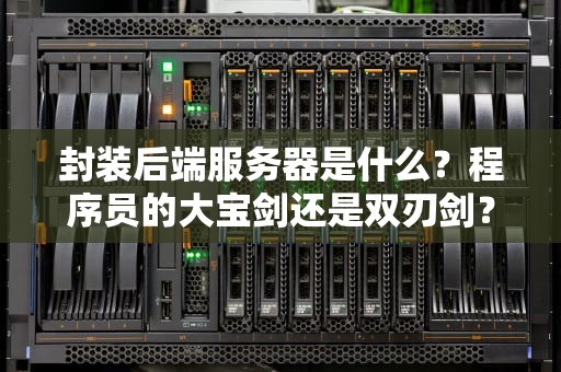封装后端服务器是什么？程序员的大宝剑还是双刃剑？