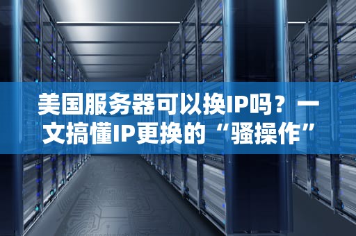 美国服务器可以换IP吗？一文搞懂IP更换的“骚操作”和避坑指南！