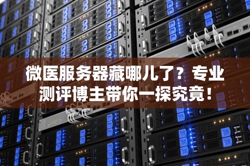 微医服务器藏哪儿了？专业测评博主带你一探究竟！