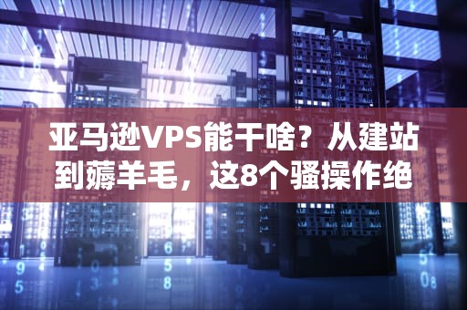 亚马逊VPS能干啥？从建站到薅羊毛，这8个骚操作绝了！