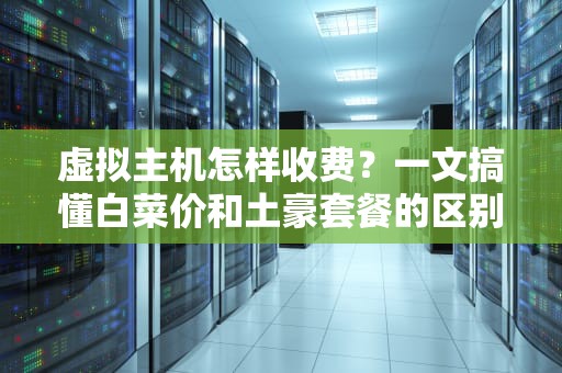 虚拟主机怎样收费？一文搞懂白菜价和土豪套餐的区别！