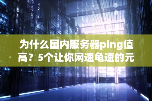 为什么国内服务器ping值高？5个让你网速龟速的元凶大揭秘！