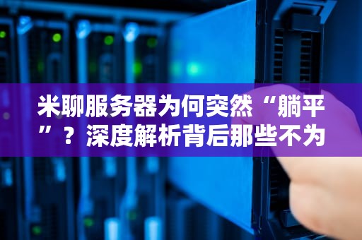 米聊服务器为何突然“躺平”？深度解析背后那些不为人知的“服务器秘辛”