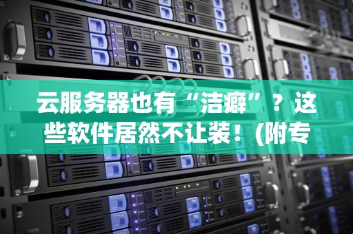 云服务器也有“洁癖”？这些软件居然不让装！(附专业避坑指南)