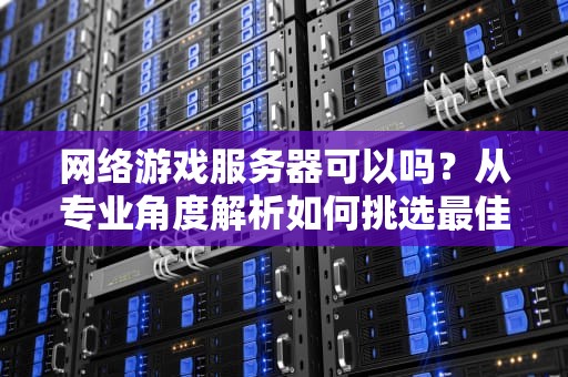 网络游戏服务器可以吗？从专业角度解析如何挑选最佳游戏服务器