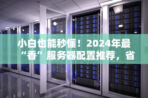 小白也能秒懂！2024年最“香”服务器配置推荐，省钱又抗造！