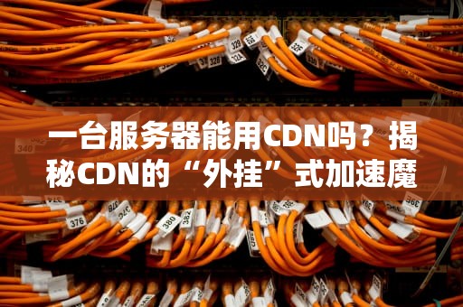 一台服务器能用CDN吗？揭秘CDN的“外挂”式加速魔法！