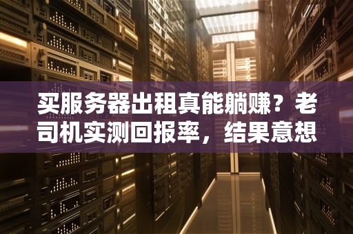 买服务器出租真能躺赚？老司机实测回报率，结果意想不到！