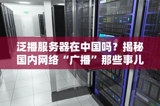 泛播服务器在中国吗？揭秘国内网络“广播”那些事儿！