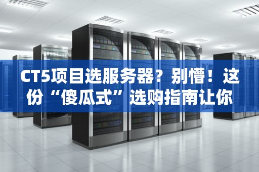 CT5项目选服务器？别懵！这份“傻瓜式”选购指南让你秒变老司机！