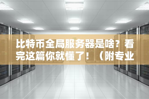 比特币全局服务器是啥？看完这篇你就懂了！（附专业测评）