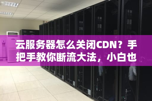 云服务器怎么关闭CDN？手把手教你断流大法，小白也能秒懂！