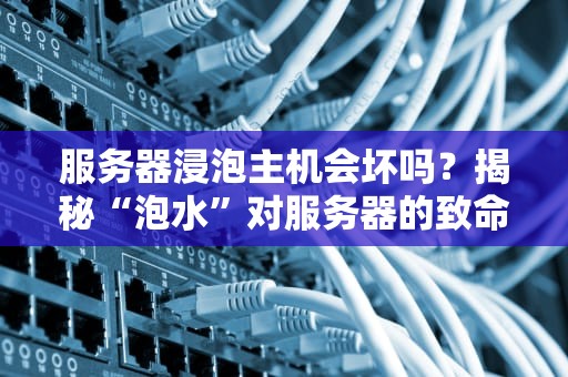 服务器浸泡主机会坏吗？揭秘“泡水”对服务器的致命伤害与急救指南
