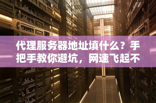 代理服务器地址填什么？手把手教你避坑，网速飞起不是梦！