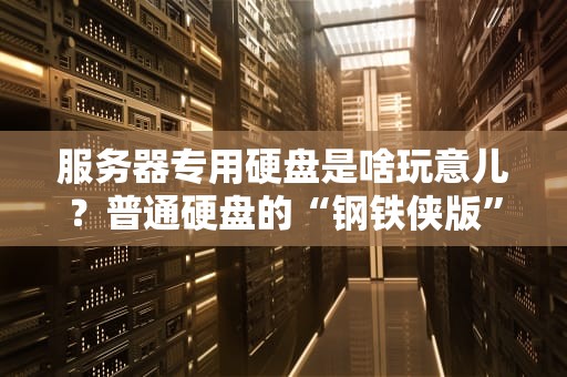服务器专用硬盘是啥玩意儿？普通硬盘的“钢铁侠版”吗？