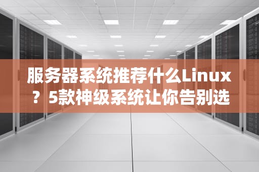 服务器系统推荐什么Linux？5款神级系统让你告别选择困难症！