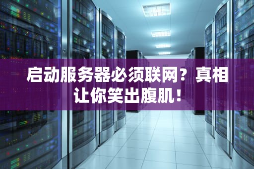 启动服务器必须联网？真相让你笑出腹肌！