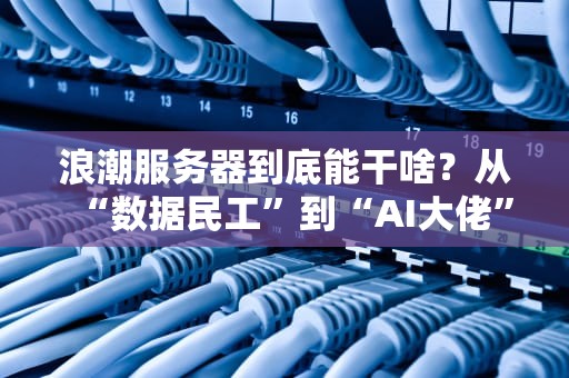 浪潮服务器到底能干啥？从“数据民工”到“AI大佬”的逆袭之路！
