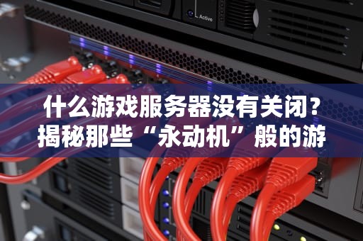 什么游戏服务器没有关闭？揭秘那些“永动机”般的游戏服务器！