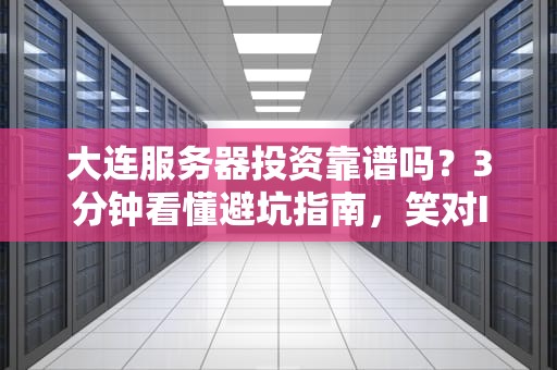 大连服务器投资靠谱吗？3分钟看懂避坑指南，笑对IDC江湖！