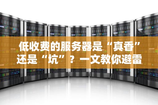 低收费的服务器是“真香”还是“坑”？一文教你避雷捡漏！