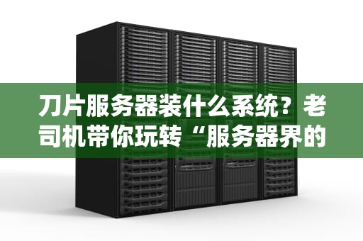 刀片服务器装什么系统？老司机带你玩转“服务器界的瑞士军刀”！