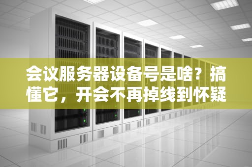 会议服务器设备号是啥？搞懂它，开会不再掉线到怀疑人生！