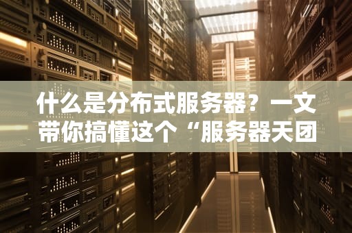 什么是分布式服务器？一文带你搞懂这个“服务器天团”的奥秘！