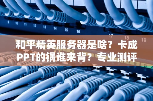 和平精英服务器是啥？卡成PPT的锅谁来背？专业测评老司机带你飙车！