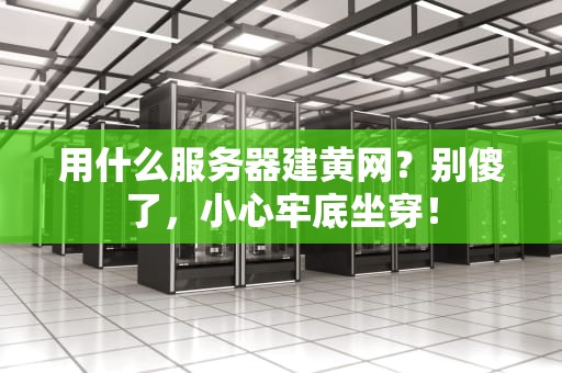 用什么服务器建黄网？别傻了，小心牢底坐穿！