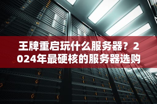 王牌重启玩什么服务器？2024年最硬核的服务器选购避坑指南！