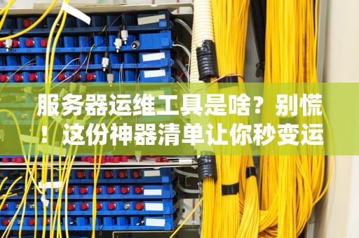 服务器运维工具是啥？别慌！这份神器清单让你秒变运维老司机！