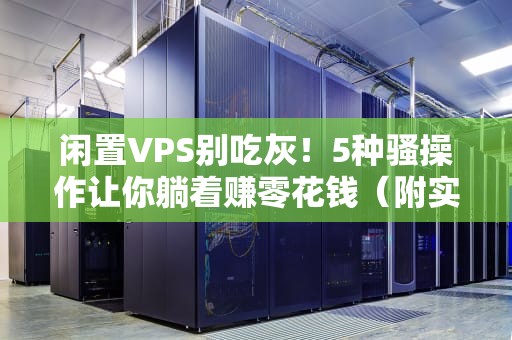 闲置VPS别吃灰！5种骚操作让你躺着赚零花钱（附实操指南）