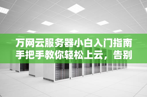 万网云服务器小白入门指南手把手教你轻松上云，告别“404”人生！