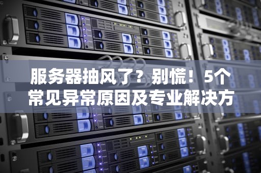 服务器抽风了？别慌！5个常见异常原因及专业解决方案大揭秘！