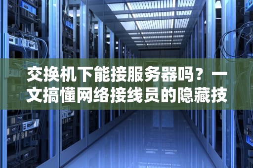 交换机下能接服务器吗？一文搞懂网络接线员的隐藏技能！