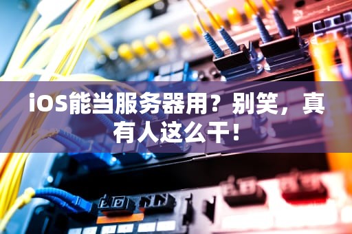 iOS能当服务器用？别笑，真有人这么干！