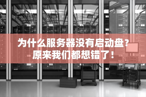 为什么服务器没有启动盘？原来我们都想错了！