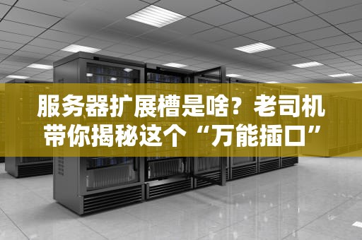 服务器扩展槽是啥？老司机带你揭秘这个“万能插口”的骚操作！