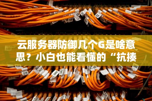 云服务器防御几个G是啥意思？小白也能看懂的“抗揍”指南！