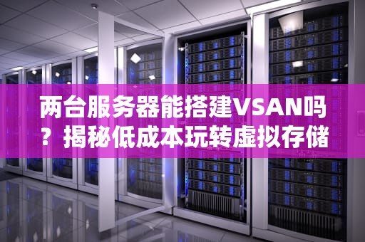 两台服务器能搭建VSAN吗？揭秘低成本玩转虚拟存储的骚操作！