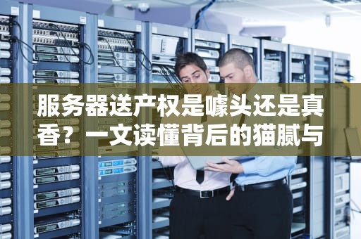 服务器送产权是噱头还是真香？一文读懂背后的猫腻与福利！